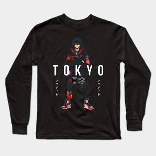 Tokyo Anime Drip Long Sleeve T-Shirt